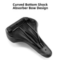 Rockbros Bicycle Saddle PU Shockproof 172mm Widened Tail Removable Clip Women Men MTB Seat Saddle Curved Button Bike Accessories